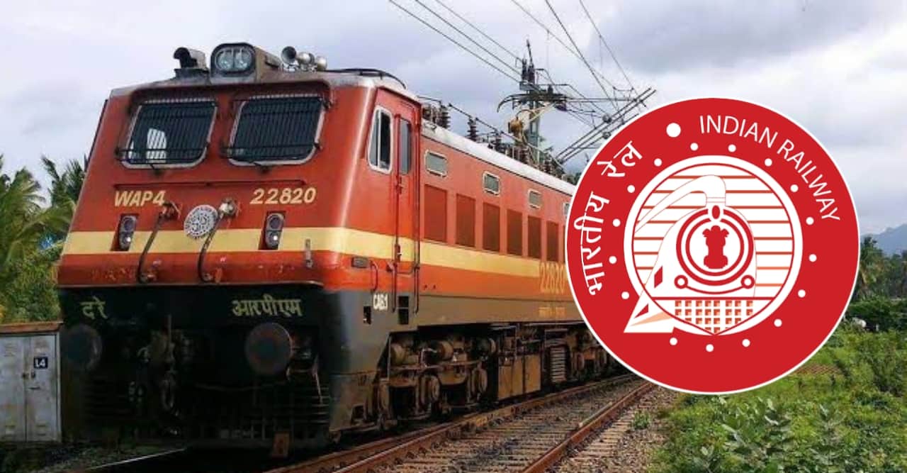 Indian Railway train coach and logo