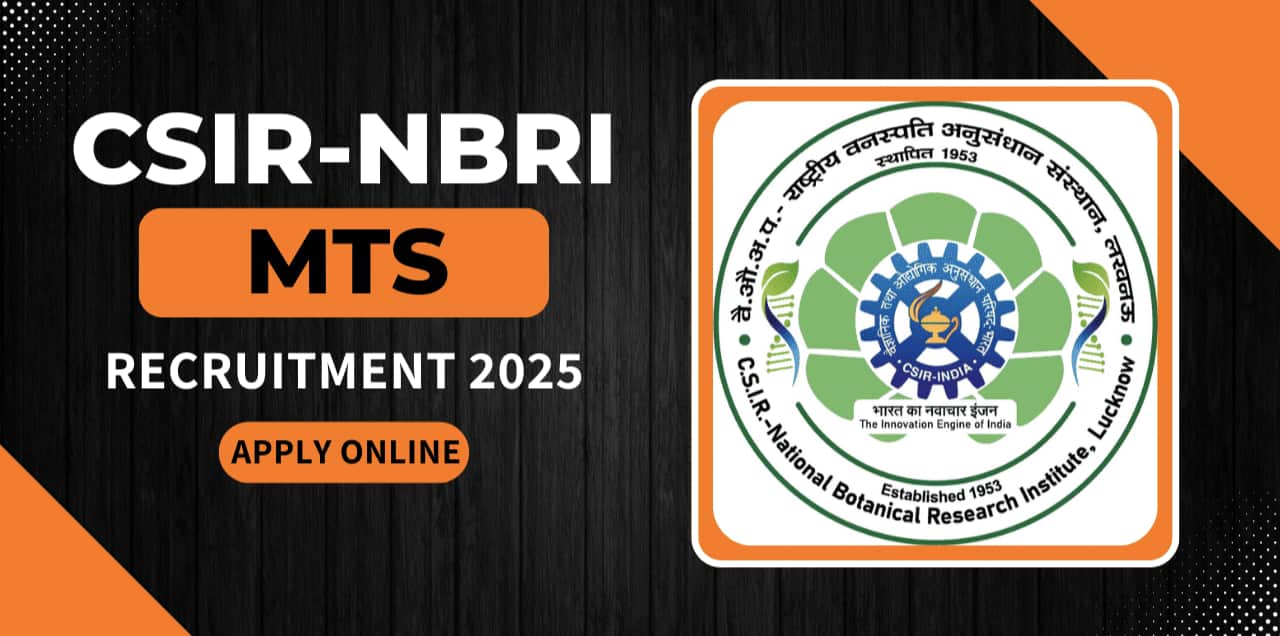 CSIR NBRI MTS Recruitment